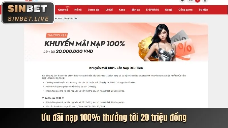 Các chương trình hoàn trả và thưởng nạp lại tại 99vz tặng 88k